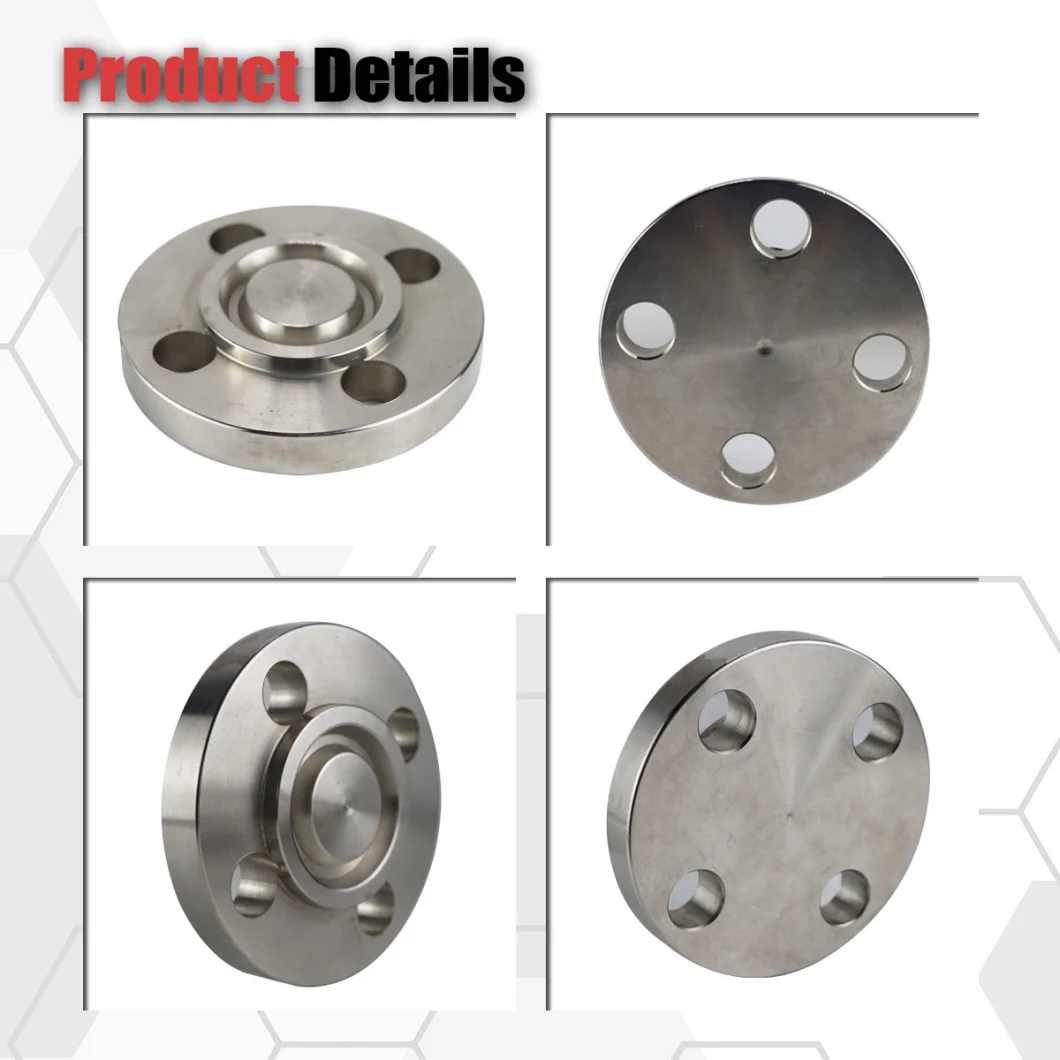 Stainless Steel Sanitary JIS 40K 26mm/1.02 Inch Weld Neck Thread Slip on Blind Flat Plate Flange with Screws